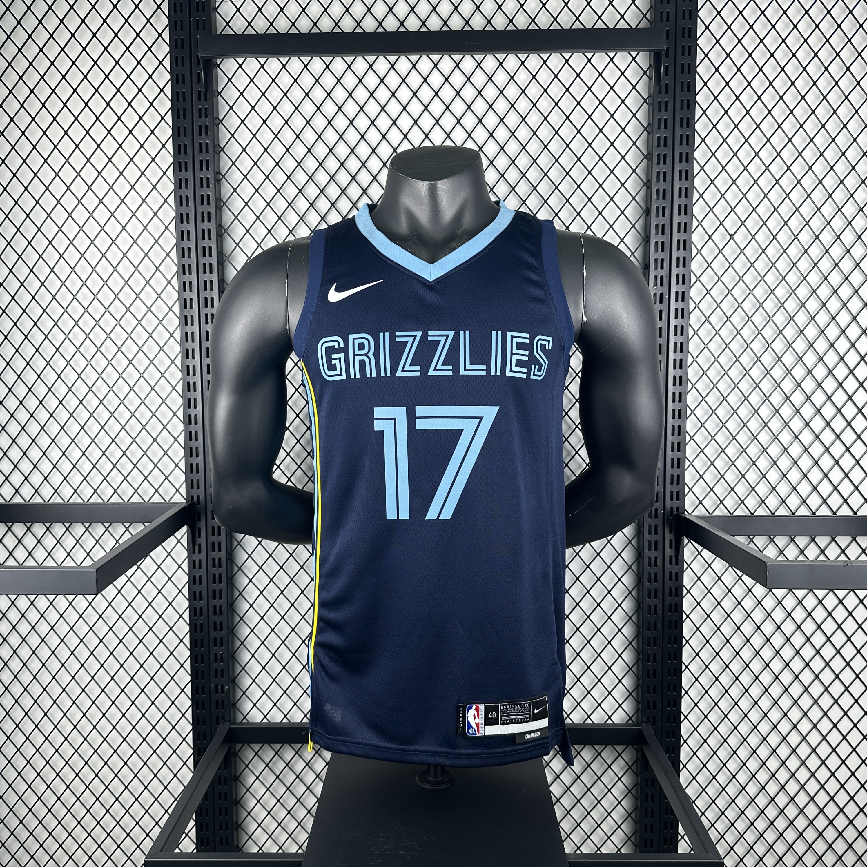 Men Memphis Grizzlies #17 Kawamura blue NBA 2024-25 Season Jerseys